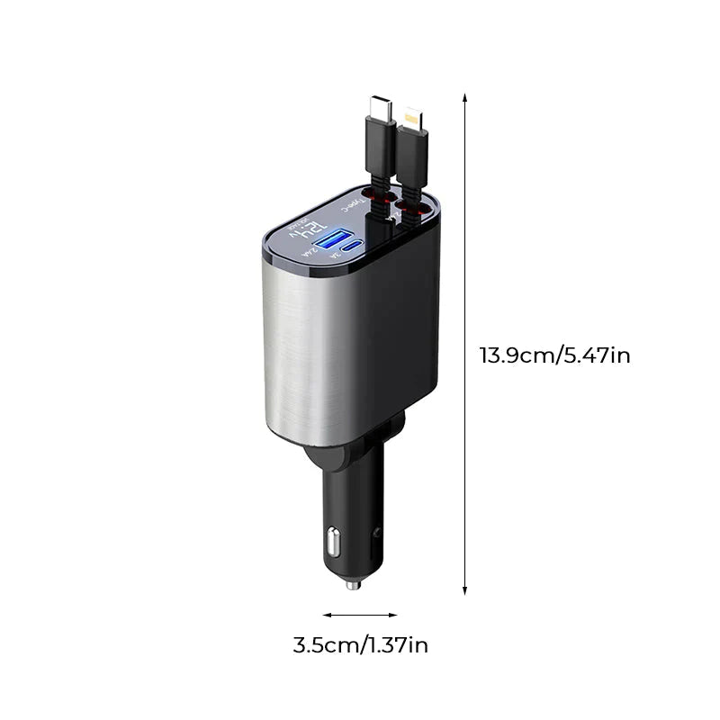 MultiCharge™ - Uittrekbare oplader voor in de auto