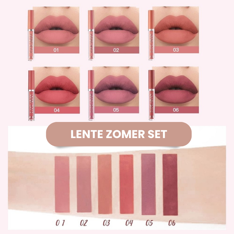 Havenlyn Everlasting vloeibare lippenstift mat (set van 6)