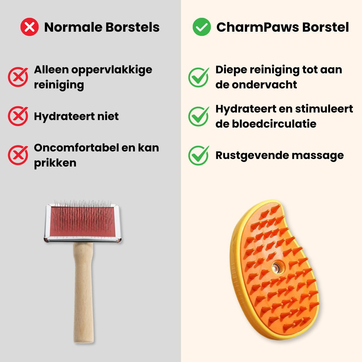 CharmPaws™ Vacht Verfrissende Stoomborstel