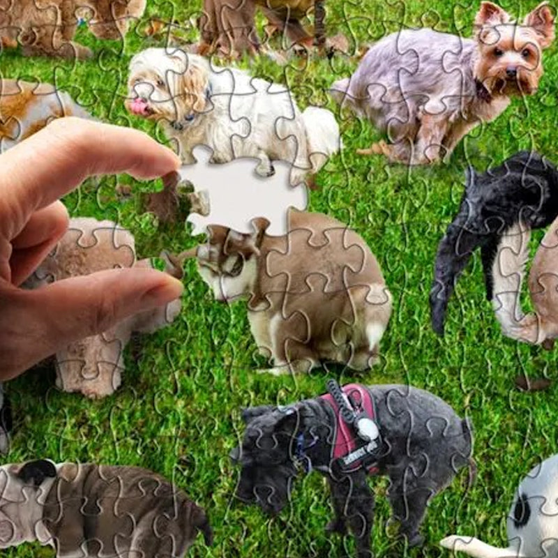 101 Pooping Puppies Puzzle™ - Het beste cadeau voor hondenliefhebbers! (1000 stukjes)