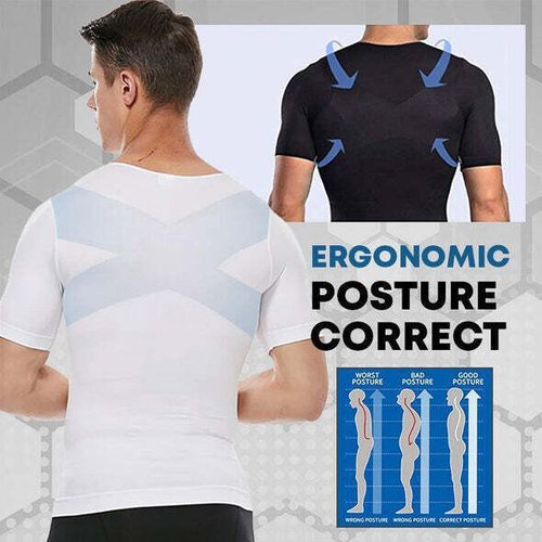 Mannen Shaper T-Shirt™ 2.0 | Afslankend figuur voor mannen