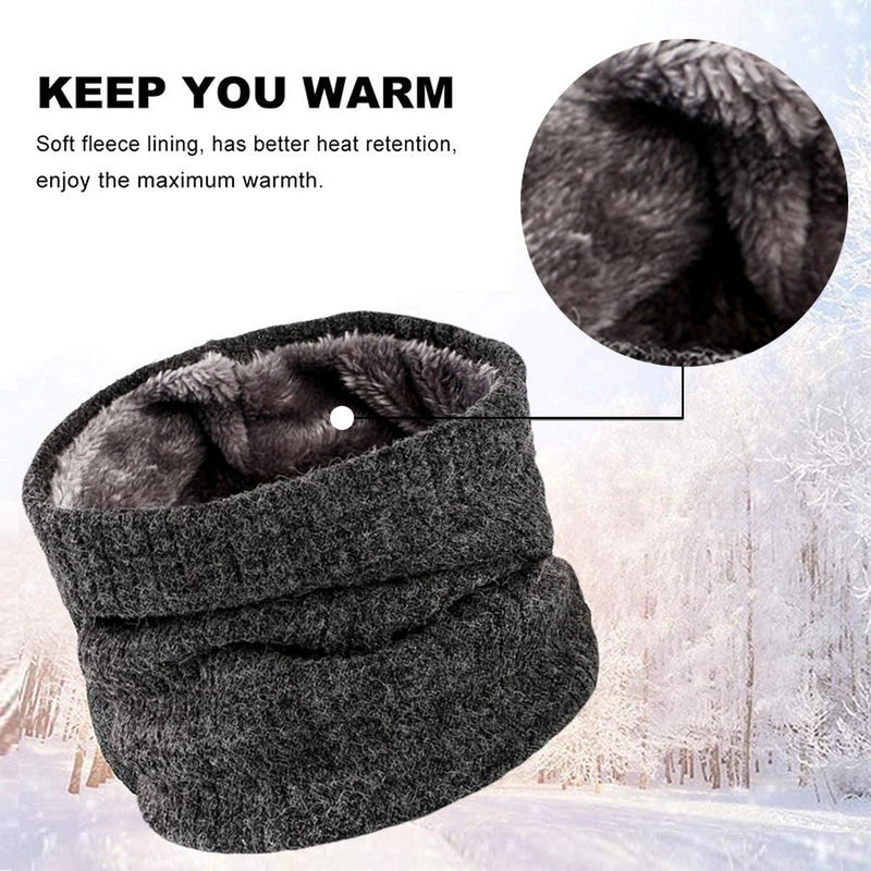 Warme Fleece Winter Sjaal