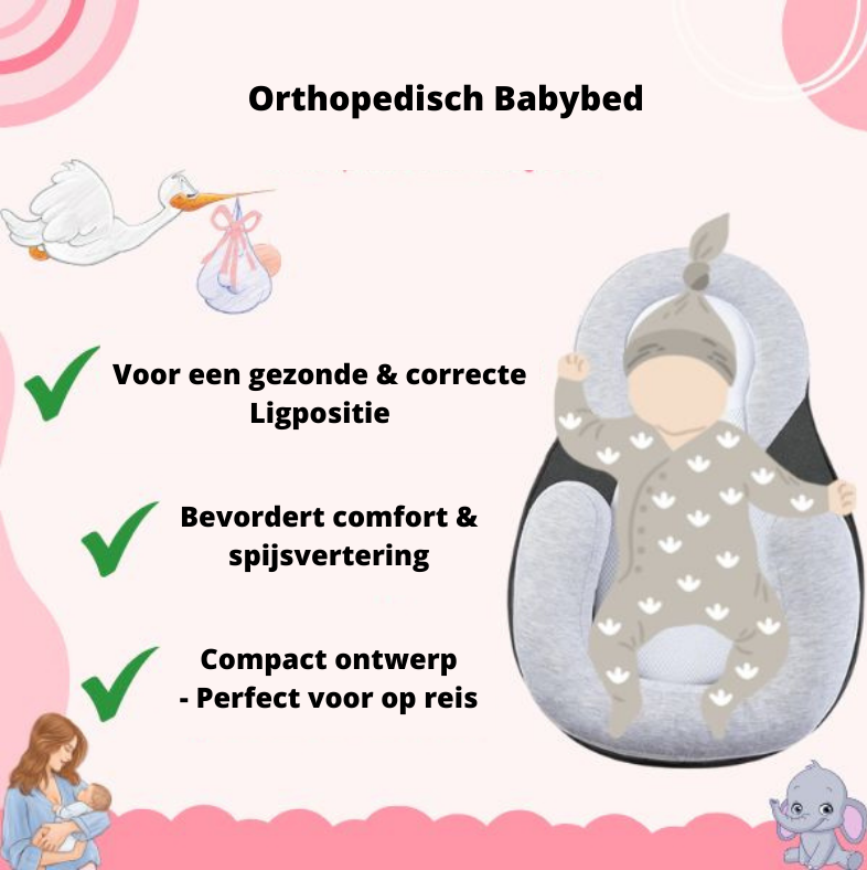 Orthopedic Baby Bed™ - Voor een gezonde en correcte lighouding