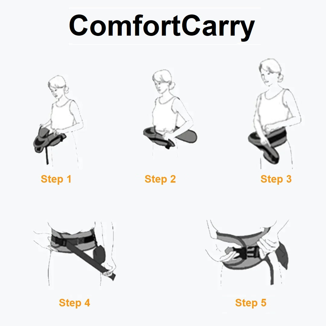 Comfortcarry™ - Maak het dragen van je kleintje gemakkelijker!