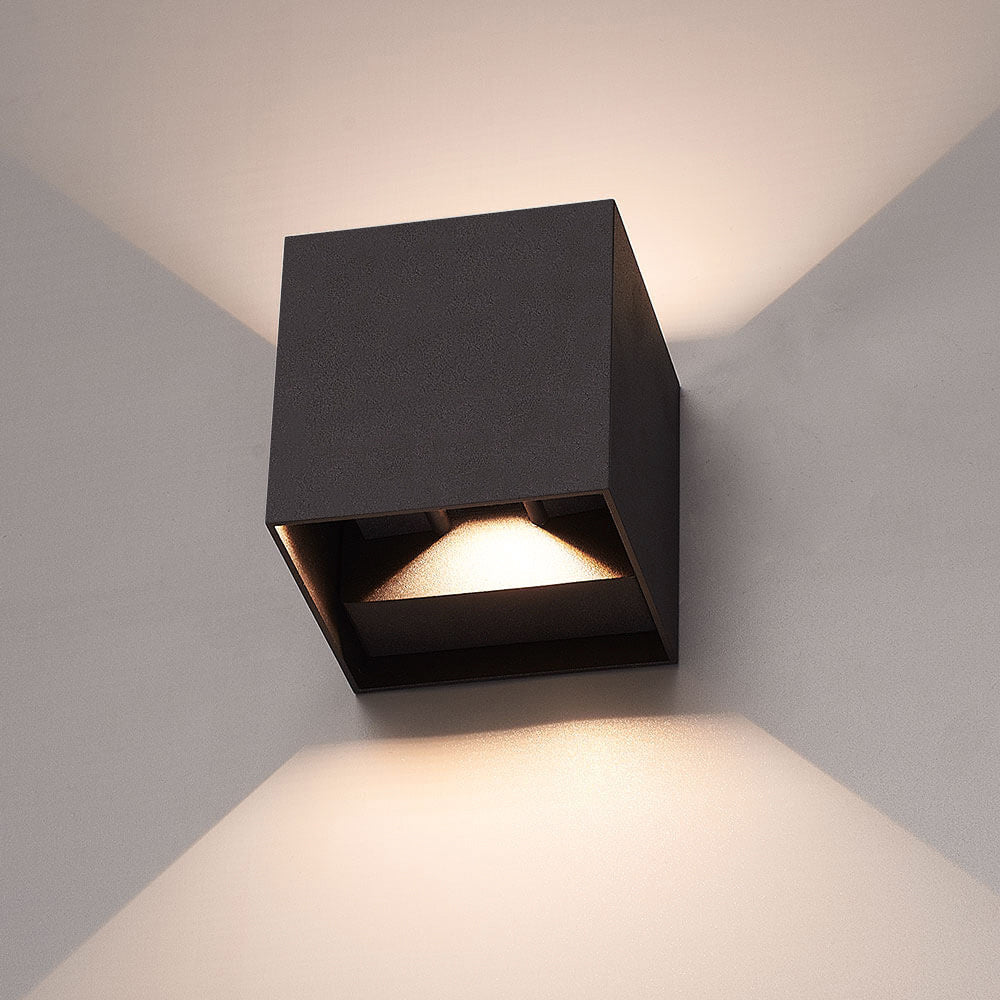 LED® | Luxe draadloze wandlamp zwart