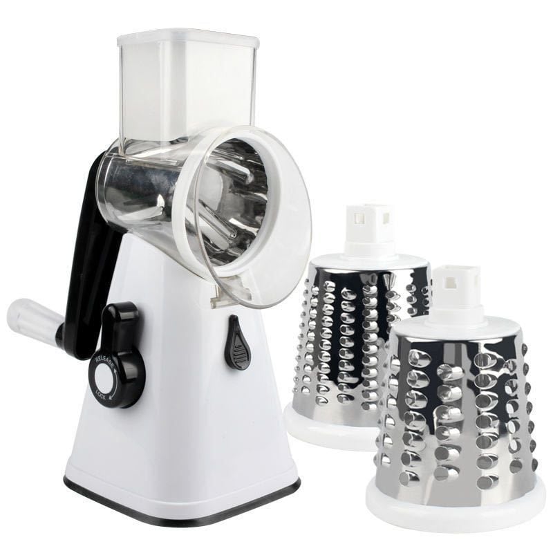 Multifunctional Vegetable Cutter And Slicer ™ -  3-in-1 draaiende/roterende Snijmachine en rasp