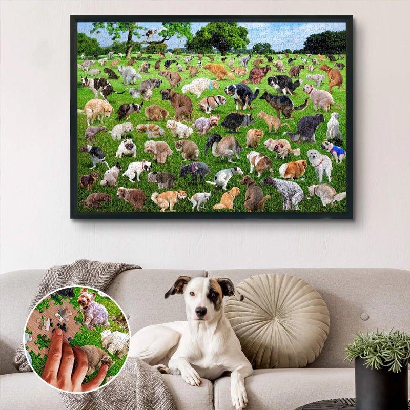 101 Pooping Puppies Puzzle™ - Het beste cadeau voor hondenliefhebbers! (1000 stukjes)