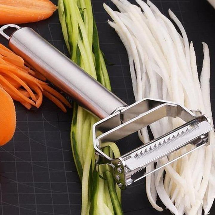 3 Pcs Stainless Steel Multi-function Vegetable Peelers. - Wiki Eagle