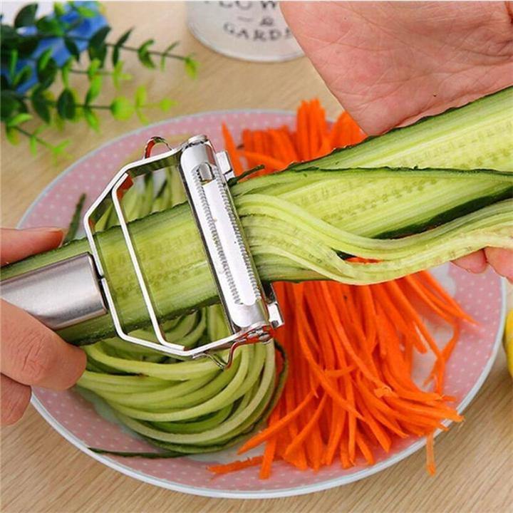 3 Pcs Stainless Steel Multi-function Vegetable Peelers. - Wiki Eagle